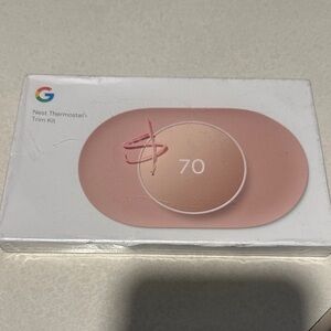 Google Nest Thermostat Trim Kit in Soft Pink